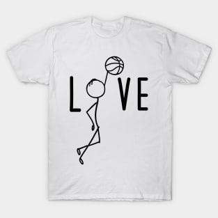 Cute Basketball Player Gift Basketball Lover Basketball Team T-Shirt